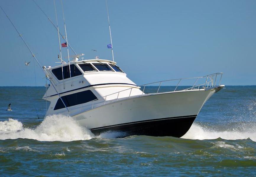 photo of 58' Viking 58 Enclosed Bridge Convertible 1997