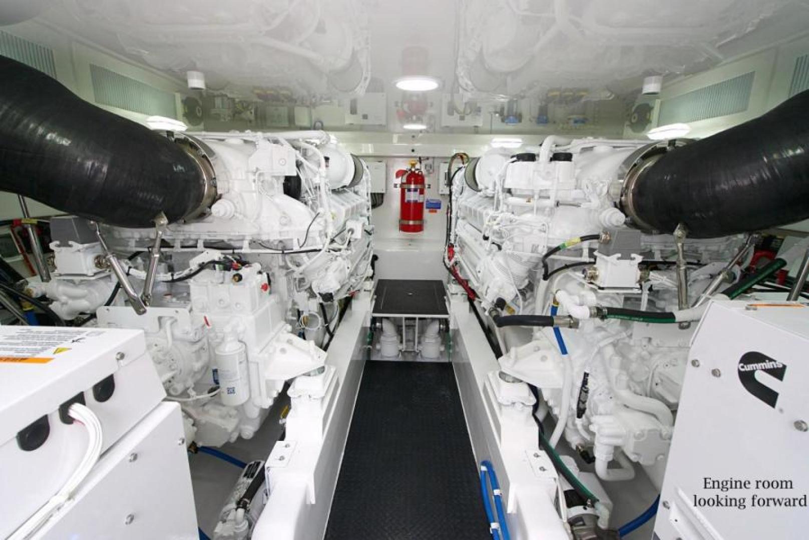 Viking 58 - Engine Room
