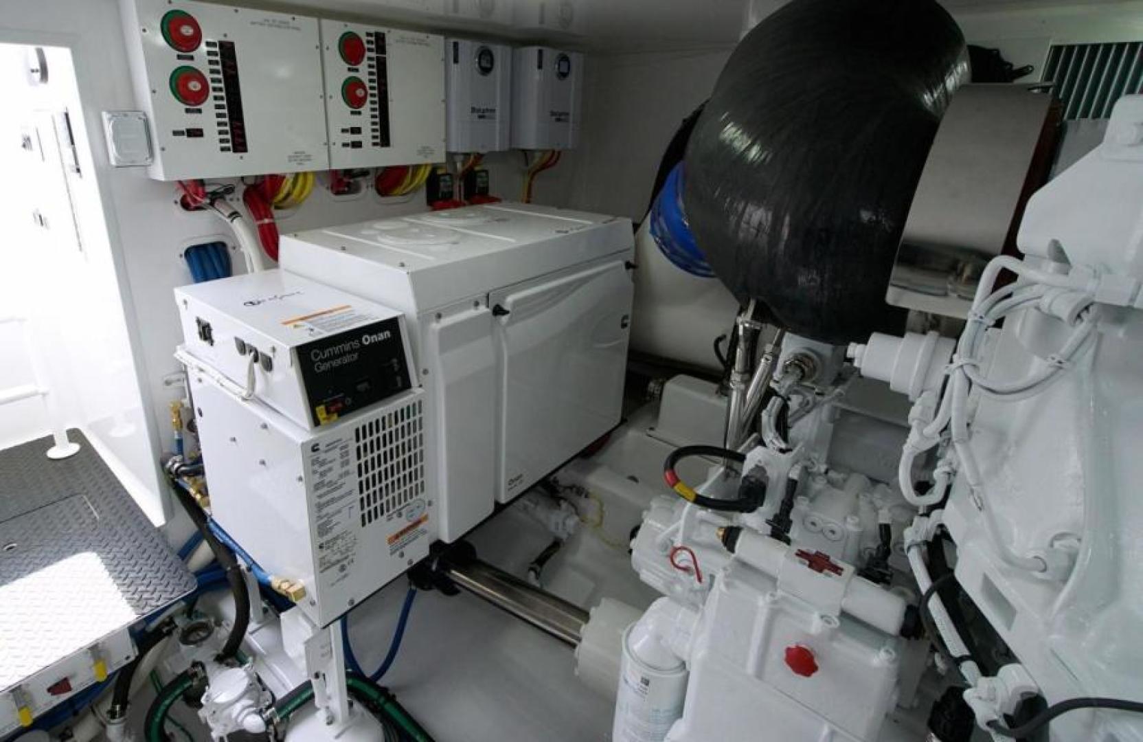 Viking 58 - Engine Room