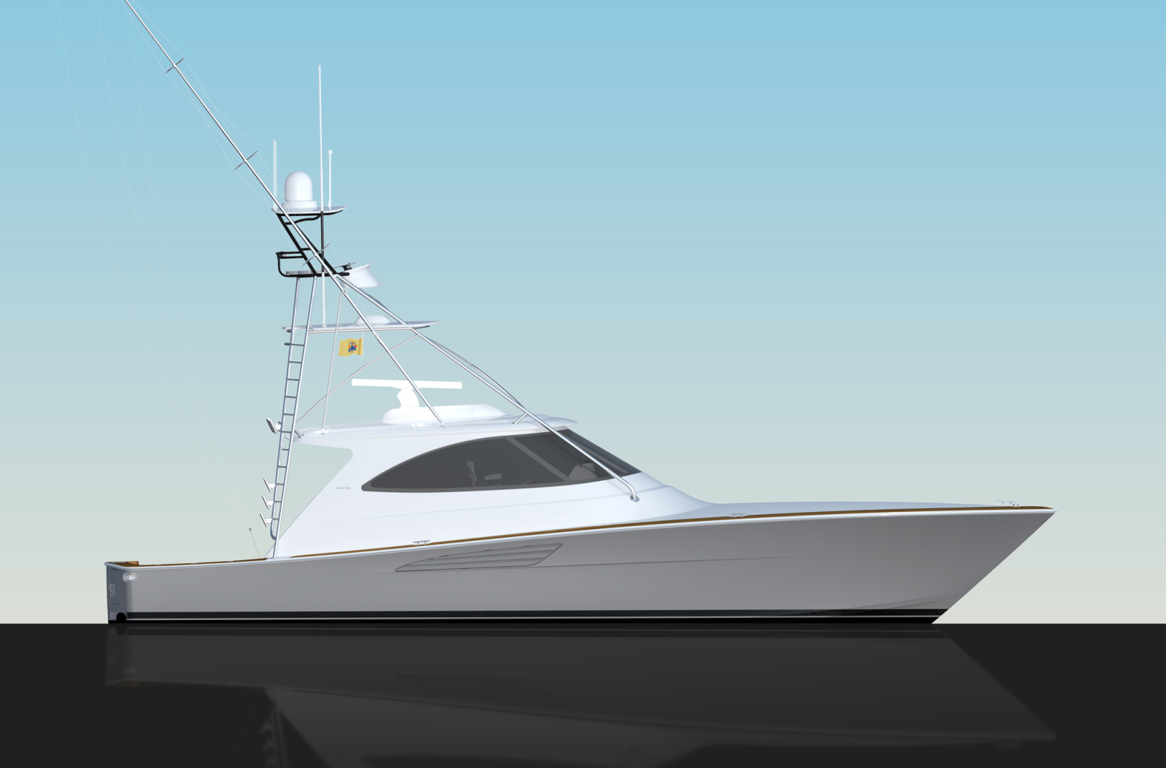 Viking 54 - Starboard Profile