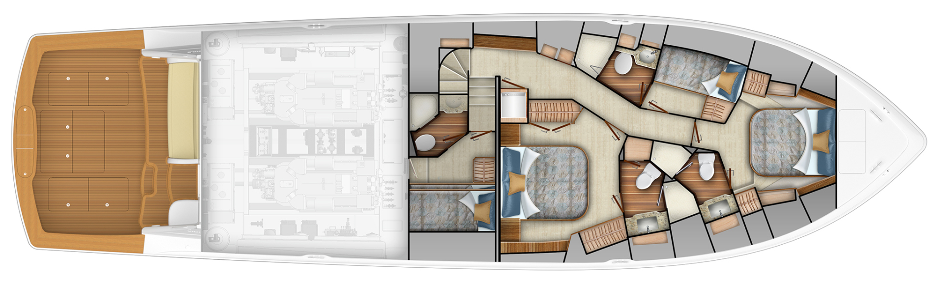 Option #1 Stateroom Layout