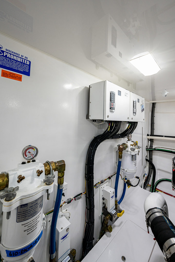 Viking 72 - Three's Enough - Engine Room
