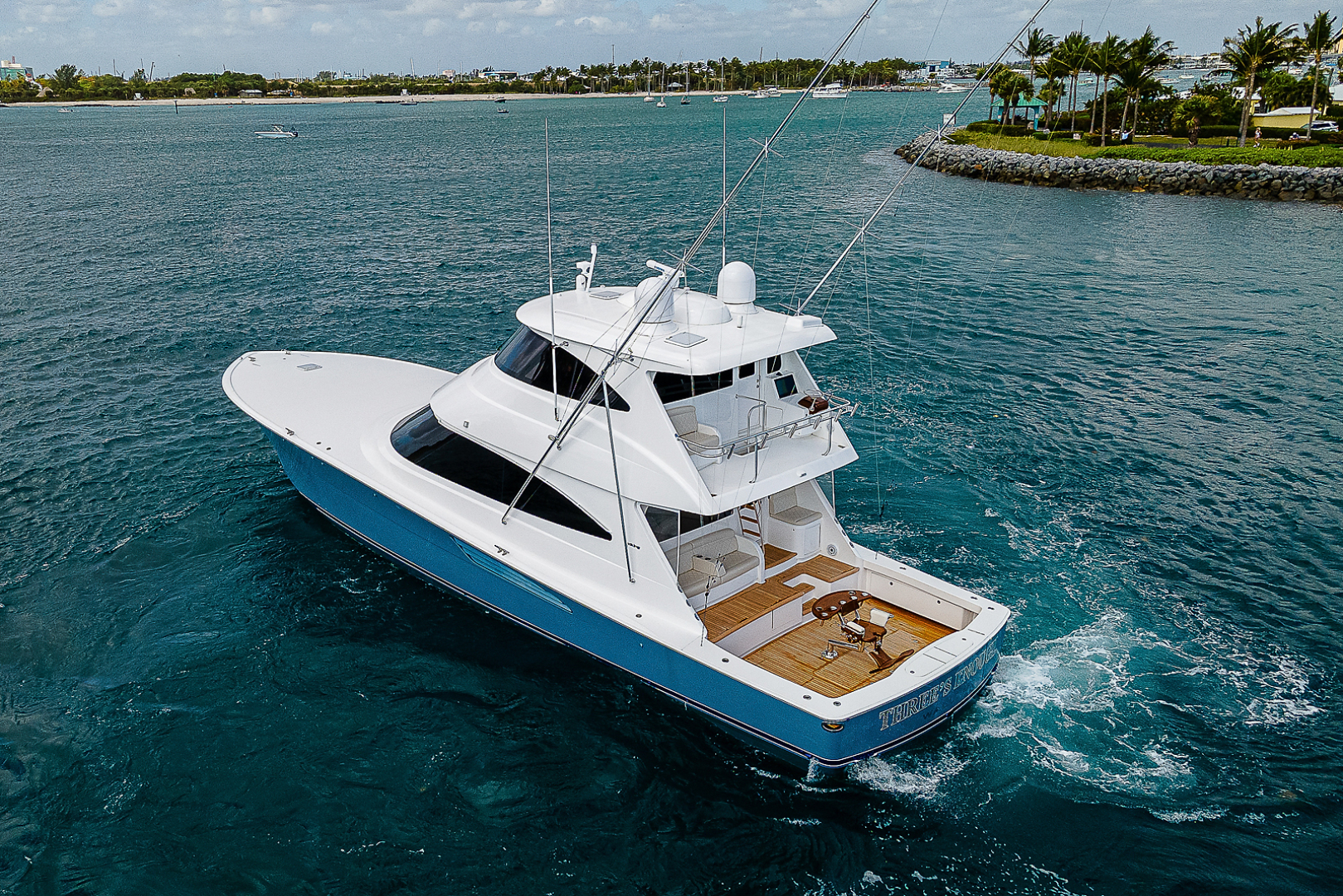 Viking 72 - Three's Enough - Exterior Profile