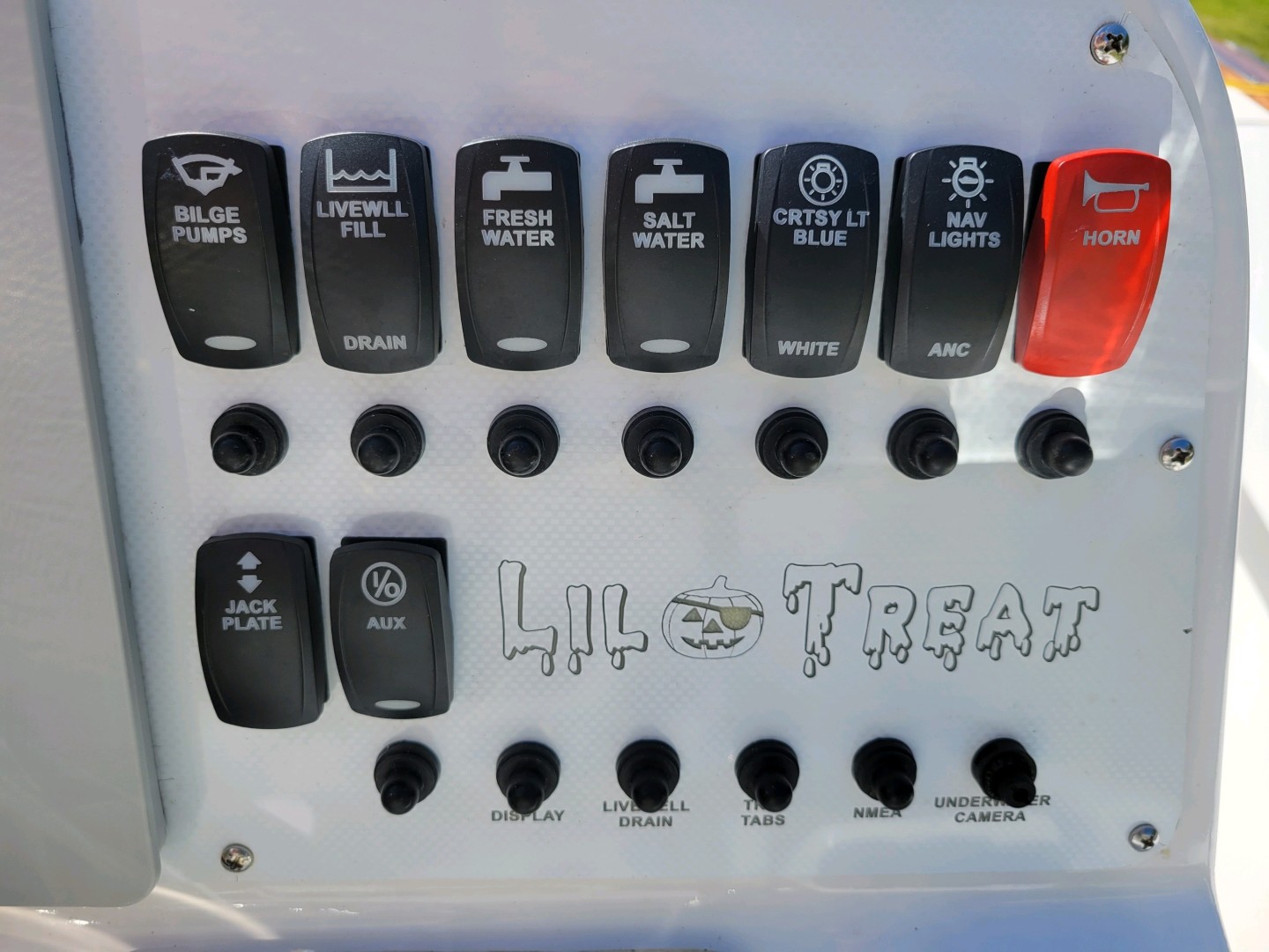 Enviboats Skiff 17 - Helm electronics