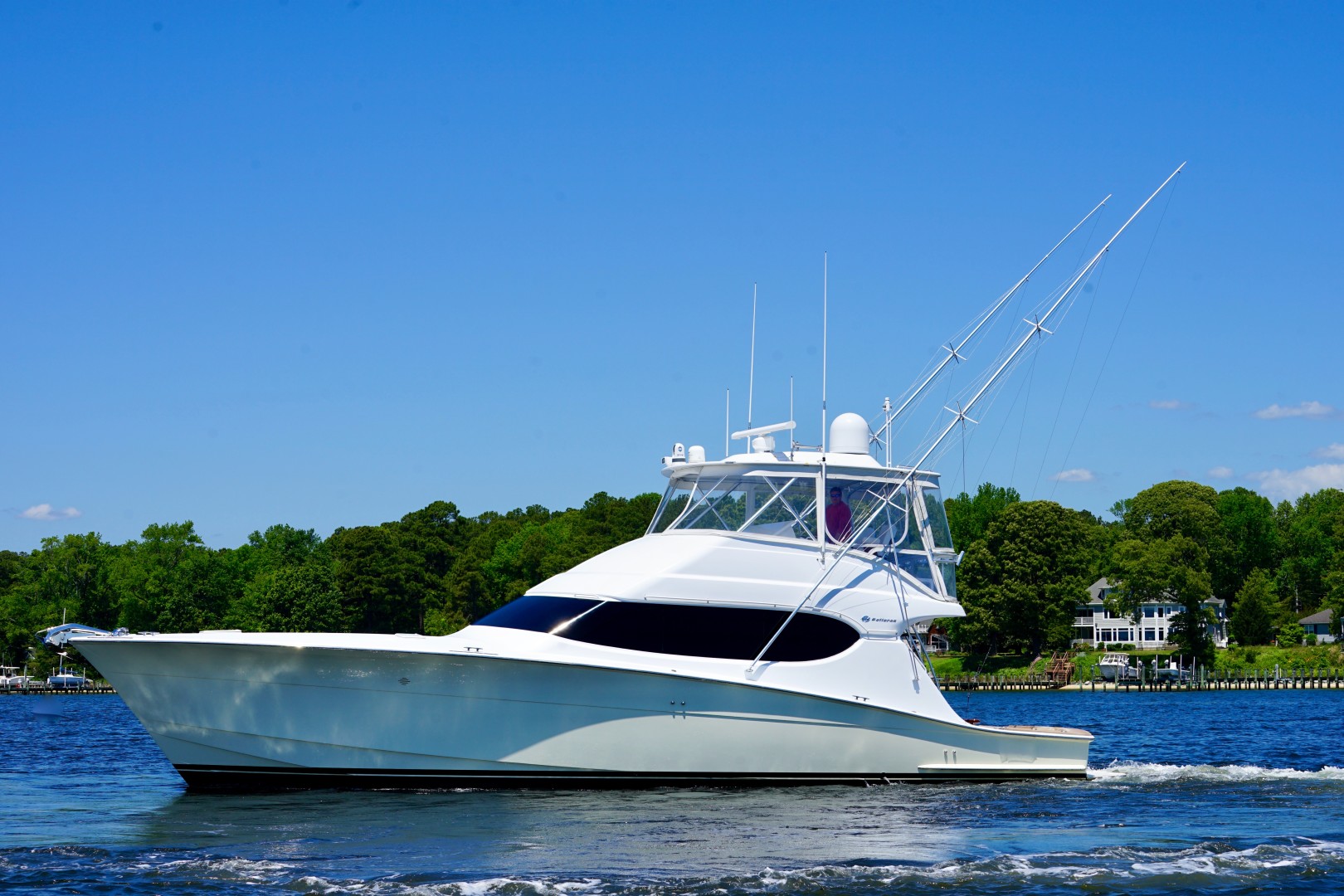 Hatteras 54 - Get Serious - Exterior Profile
