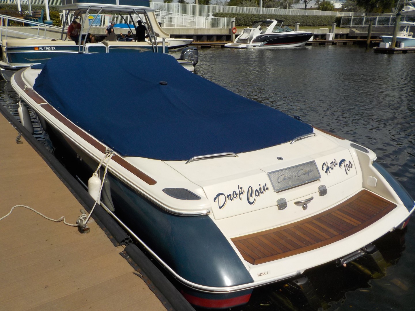 Chris-Craft - Drop Coin Here Too - Transom