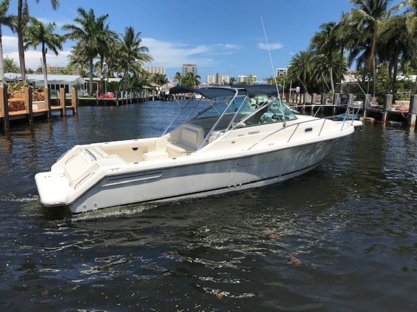 Pursuit 28 - Wired Up - Starboard Profile