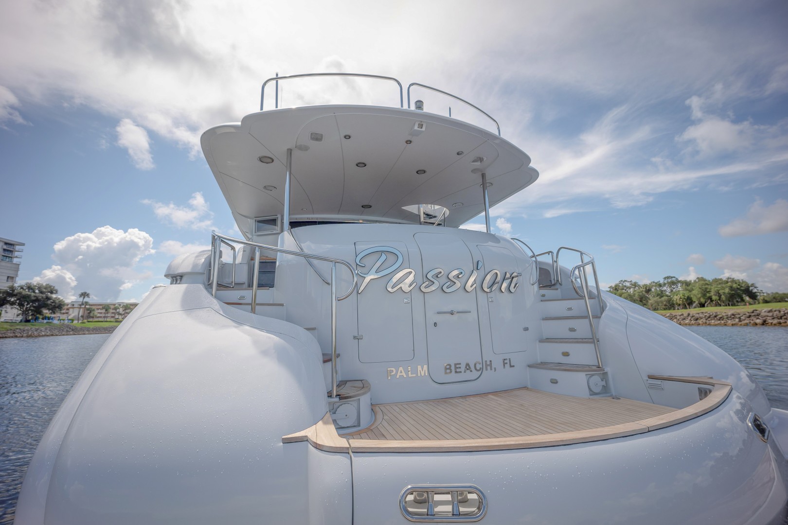 Lazzara 106 - Passion - Transom Deck
