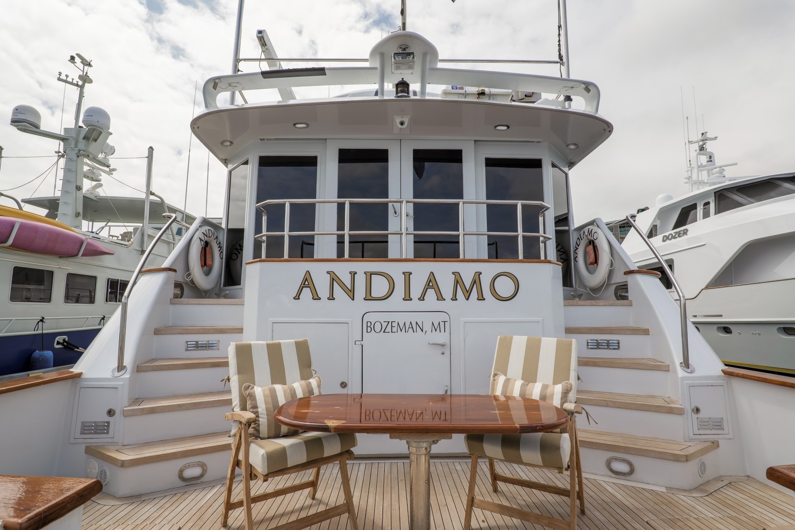 Broward 102 - Andiamo - Aft