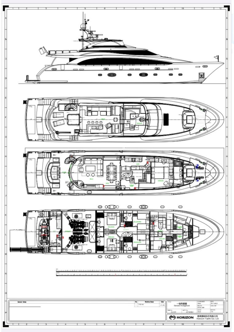 Horizon 110 - Neverland - deck plan