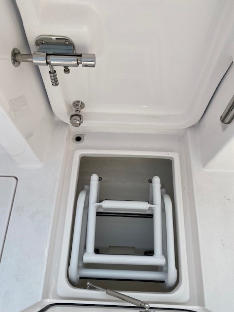 Intrepid 34 - Fold Under Swim Ladder