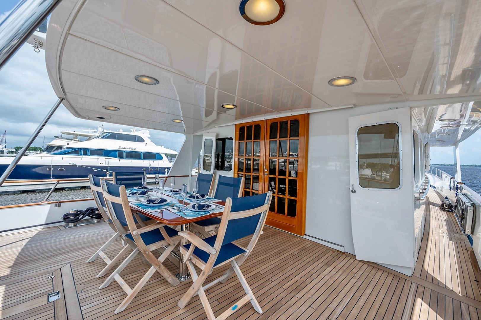 Jongert 78 - Fat Sheila - Aft Deck Lounge