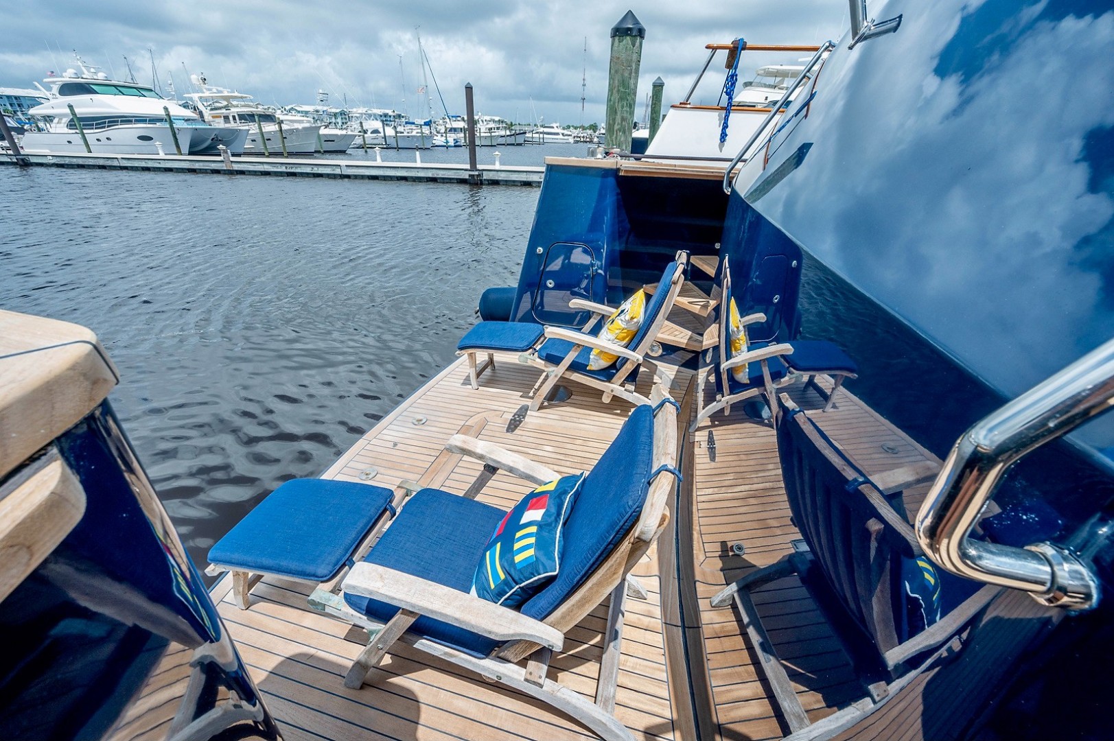 Jongert 78 - Fat Sheila - Aft Deck