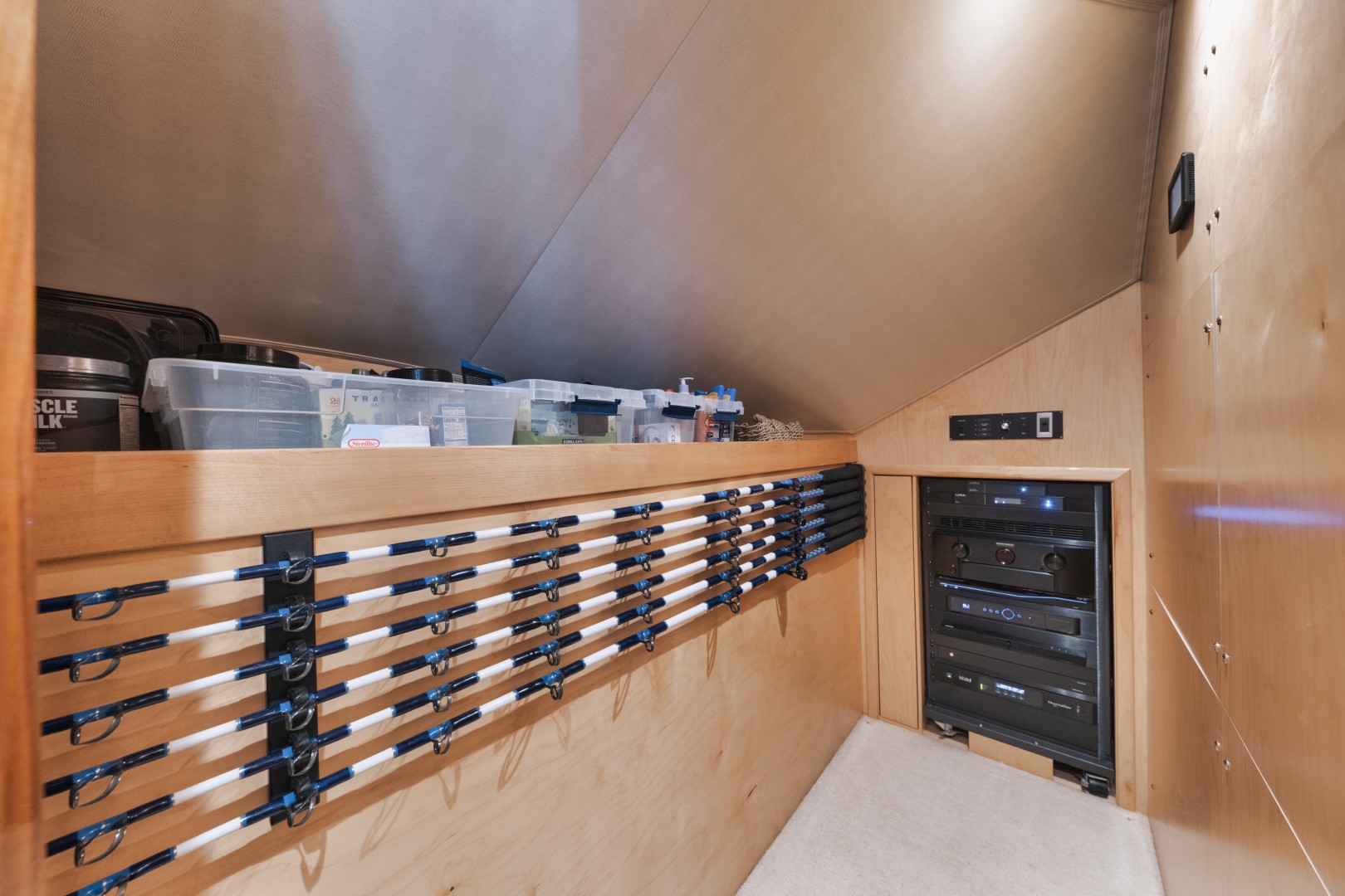 Viking 68 - Whirlwind - Rod Storage