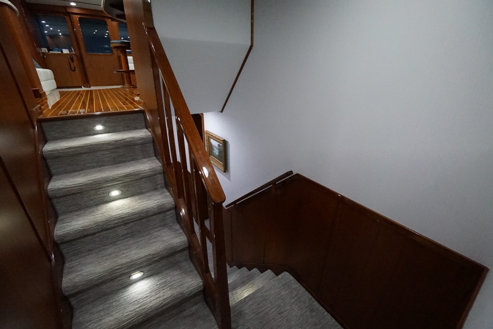 Whiticar 77 - Kings Blue - companionway