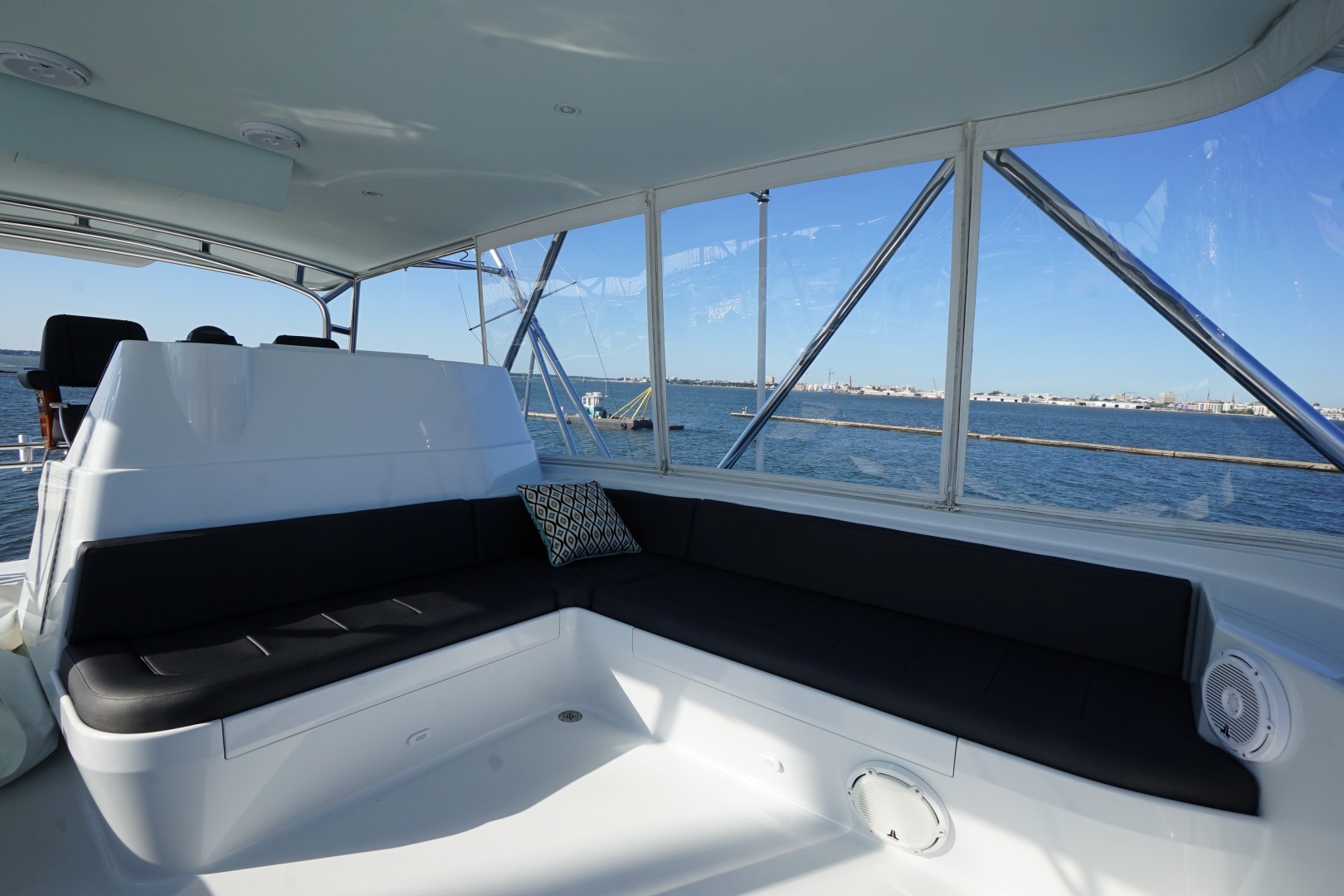 Whiticar 77 - Kings Blue - tower helm seating