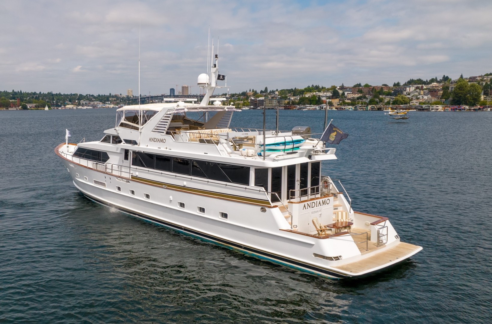 1991 Broward 102 Motoryacht - Andiamo