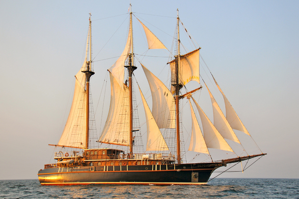 photo of 158' Maccarini Barquentine Custom Motor Sailor 1989