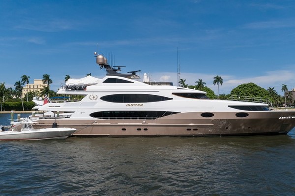 information on Trinity Yachts Tri-Deck, HUNTER photo of 161' Trinity Yachts Tri-Deck 2008