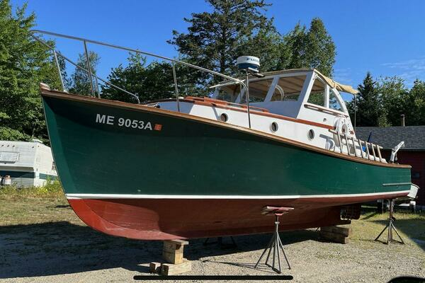 Picture Of: 1960 Bunker and Ellis Downeast Bass Boat Argo