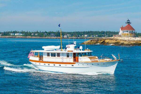 Picture Of: 1958 Trumpy Fantail Houseboat BERNADETTE
