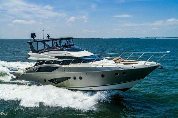 Picture Of: 2013 Marquis 63 Sport Yacht Docked Wages