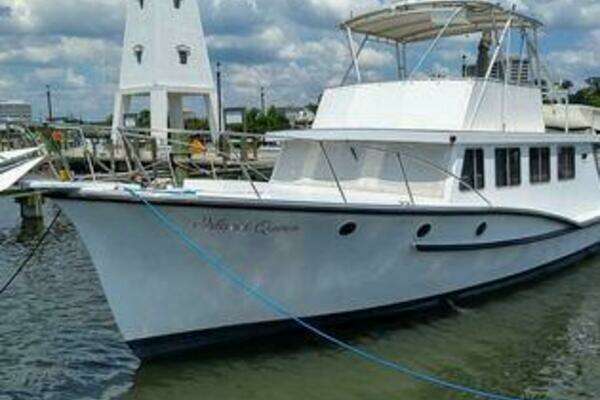 Picture Of: 1982 Custom Hubert Lowe Long Range Trawler Island Queen