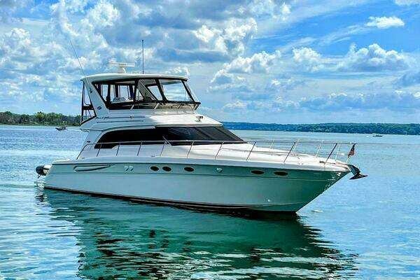 Picture Of: 1998 Sea Ray 480 Sedan Bridge WHY KNOT