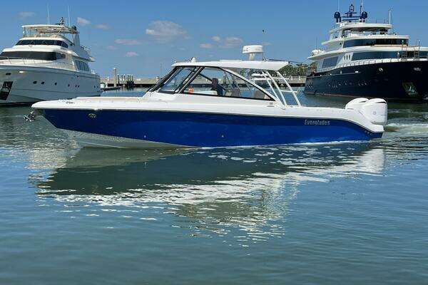 Picture Of: 2019 Everglades 340 Dual Console Solamore