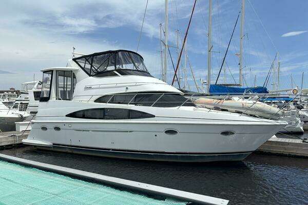 Picture Of: 2001 Carver 396 Aft Cabin MY Busy Living
