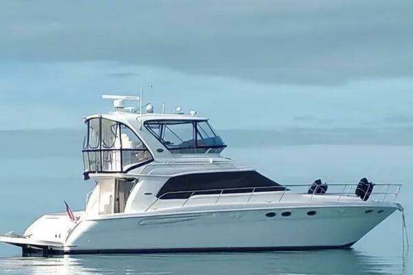 Picture Of: 2002 Sea Ray 480 Sedan Bridge LIFE IS GOOD TODAY