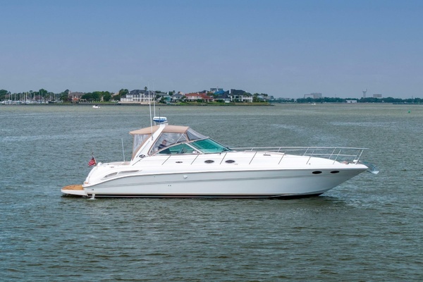 Picture Of: 2002 Sea Ray 410 Express Cruiser JACKPOT