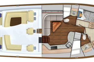 Viking 54 - Option #1 2-Stateroom Layout