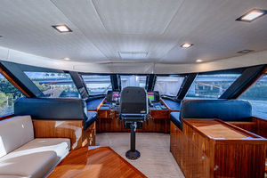 Viking 72 - Three's Enough - Helm and Seating