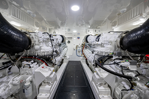Viking 72 - Three's Enough -Engine Room