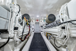 Viking 72 - Three's Enough -Engine Room