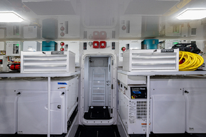 Viking 72 - Three's Enough -Engine Room