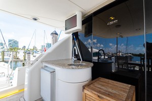 Lazzara 84 - La Balsita - Aft Deck