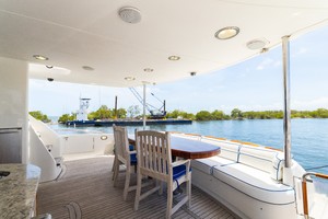 Lazzara 84 - La Balsita - Aft Deck