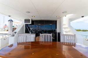 Lazzara 84 - La Balsita - Aft Deck