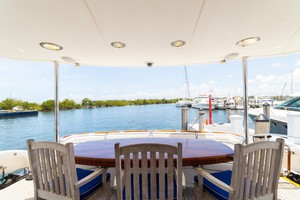 Lazzara 84 - La Balsita - Aft Deck