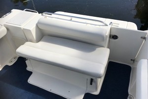 Pursuit 28 - Wired Up - Aft Seating with carpet liner