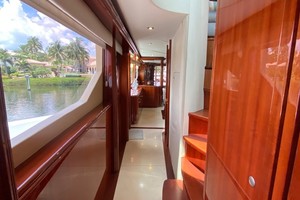 Lazzara 106 - Passion - Companion Way