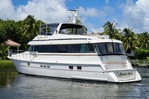 Hatteras 70 - Gypsy Rose - Exterior Profile