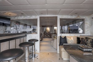 Broward 102 - Andiamo - Aft Lounge