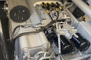 Pershing 64 - SoundView - Engine Room