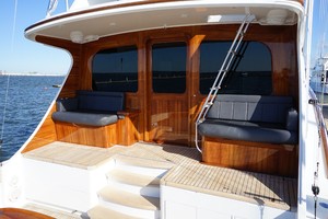 Whiticar 77 - Kings Blue - cockpit