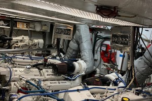 Broward 102 - Andiamo - Engine Room